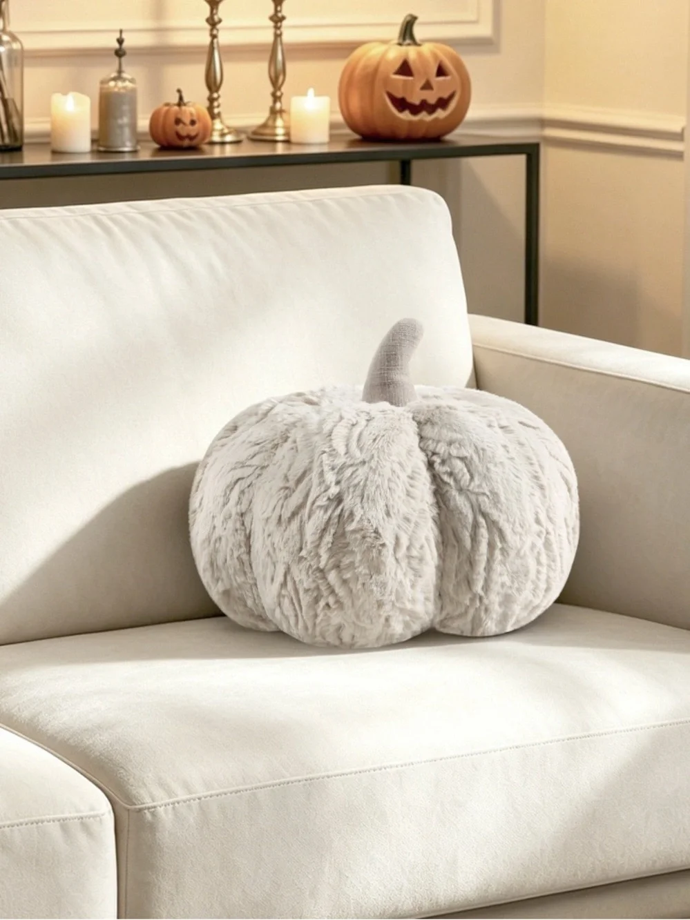 Brentwood Originals Halloween Decorative Pumpkin Pillow